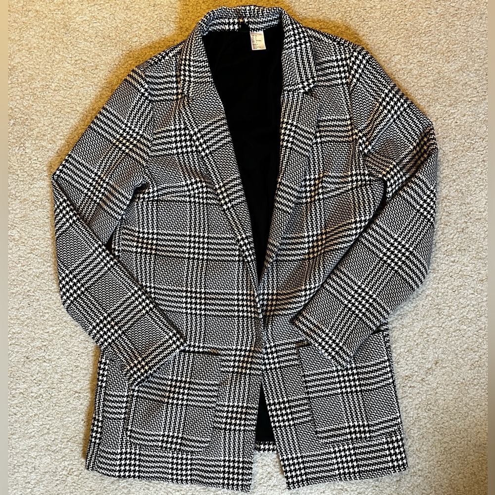 H&M Houndstooth Blazer